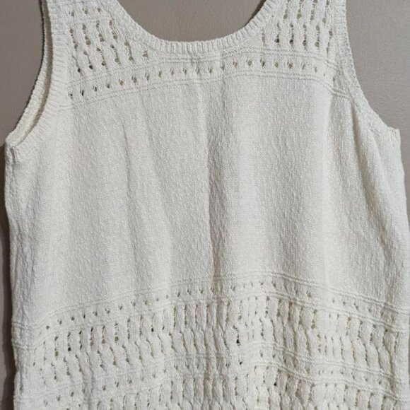 Ana off white summer tank top 0X - Picture 4 of 6